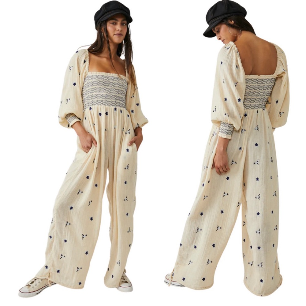 Free People Dahlia jumpsuit, size small